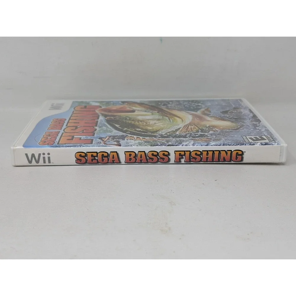 Sega Bass Fishing (Nintendo Wii, 2008) Complete CIB‎ Tested